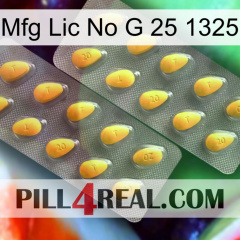 Mfg Lic No G 25 1325 cialis2